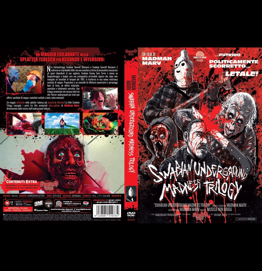 Swabian underground madness trilogy - Italian Import DVD