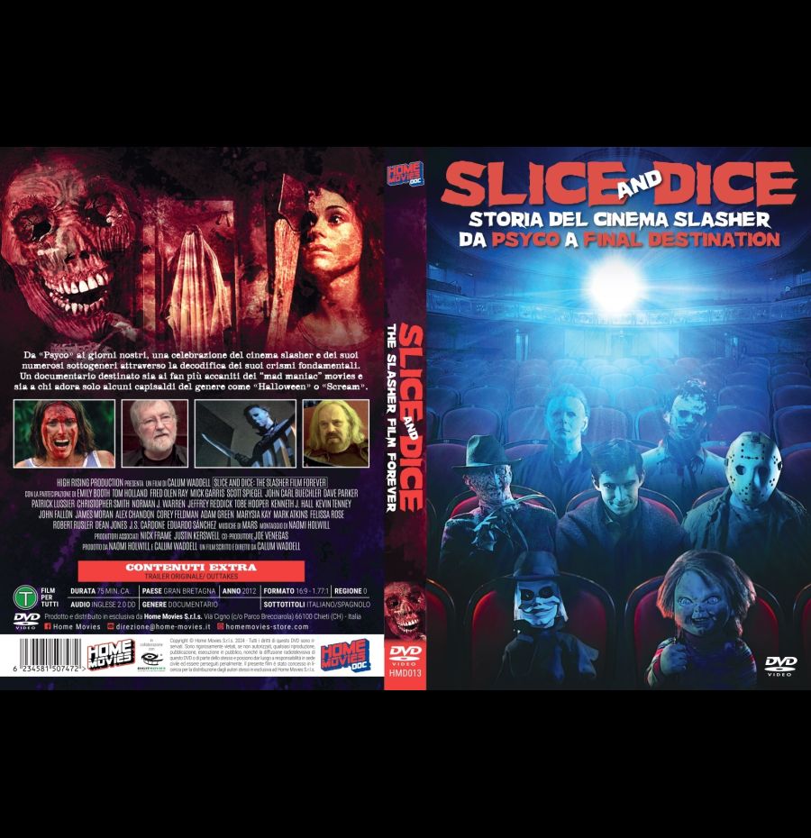 Slice and Dice: The Slasher Film Forever - Italian Import DVD