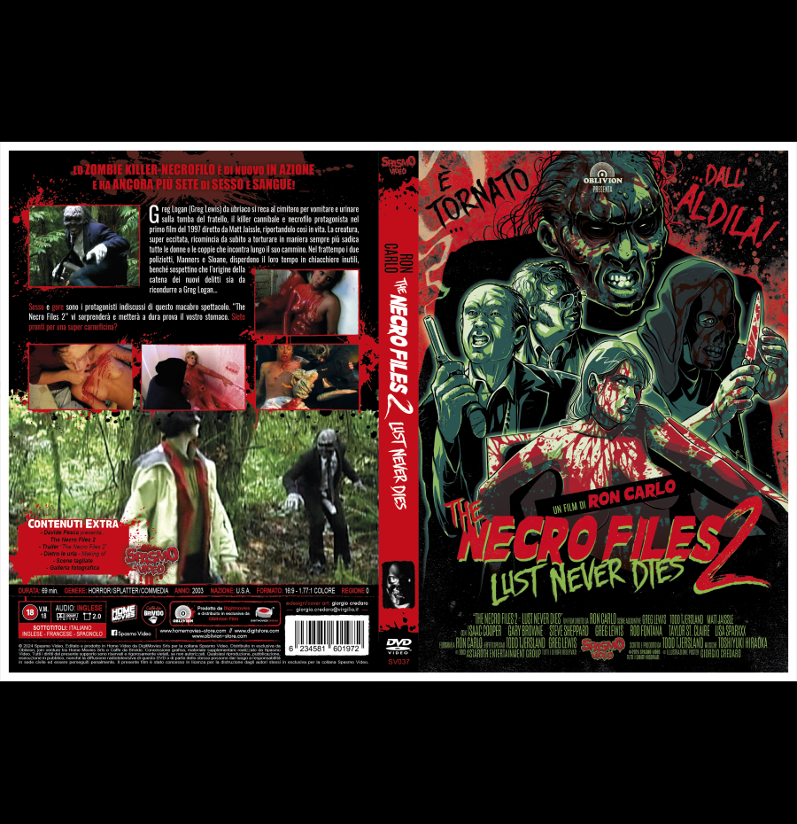 The necro files 2 - Lust never dies - Italian Import DVD