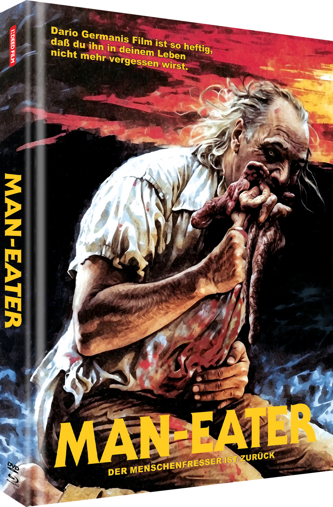 MAN EATER – Der Menschenfresser ist zurück 2-Disc Limited UNCUT Collector’s Edition im MediaBook COVER E - NEARLY SOLD OUT!!!